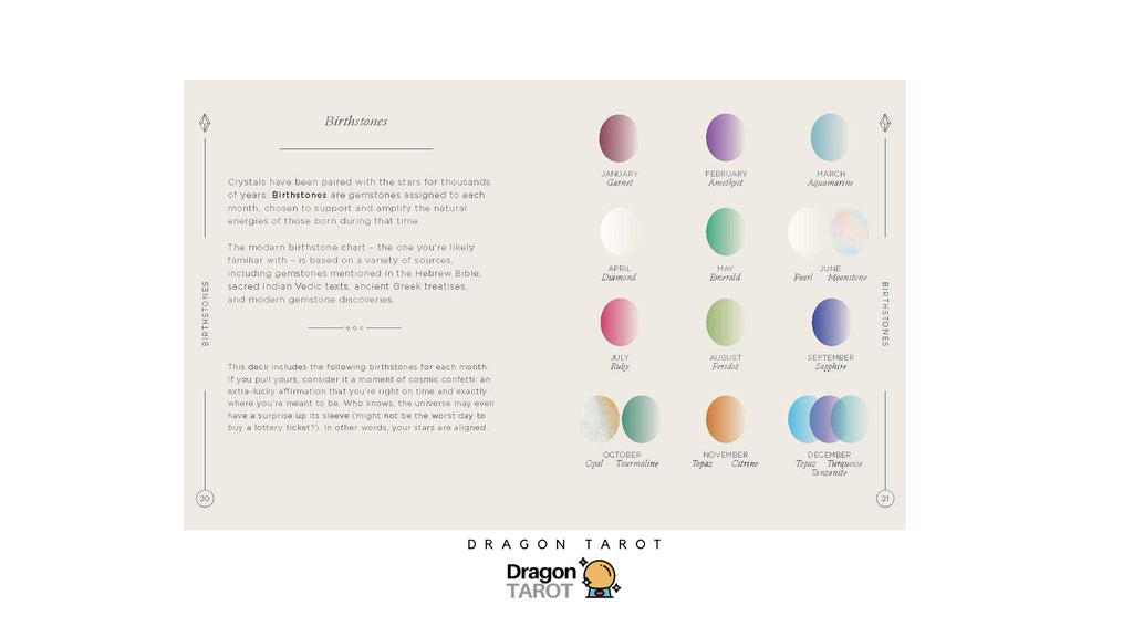 Crystals: The Oracle Deck | ไพ่ออราเคิล ไพ่ขอบทอง