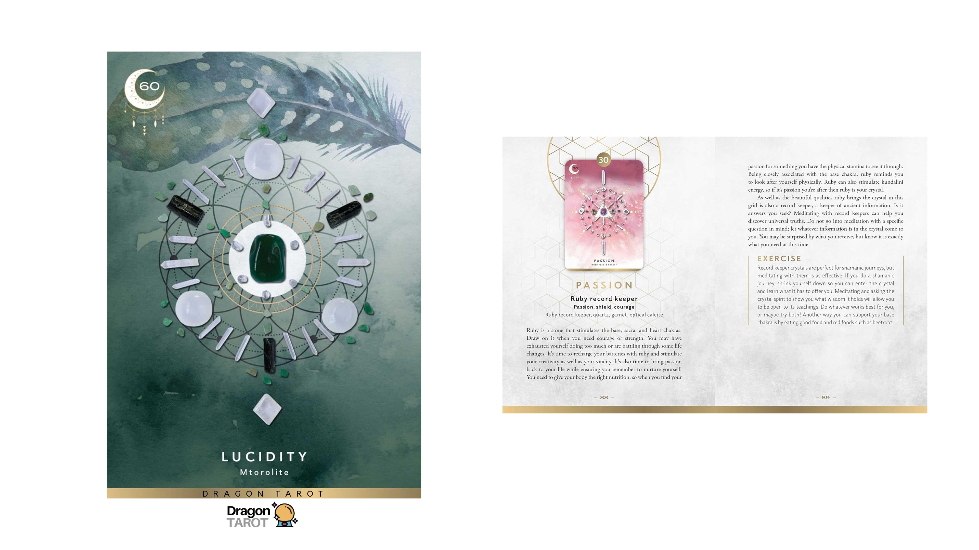 Crystal Grid Oracle – Deluxe Edition | ไพ่ออราเคิล ขอบทอง