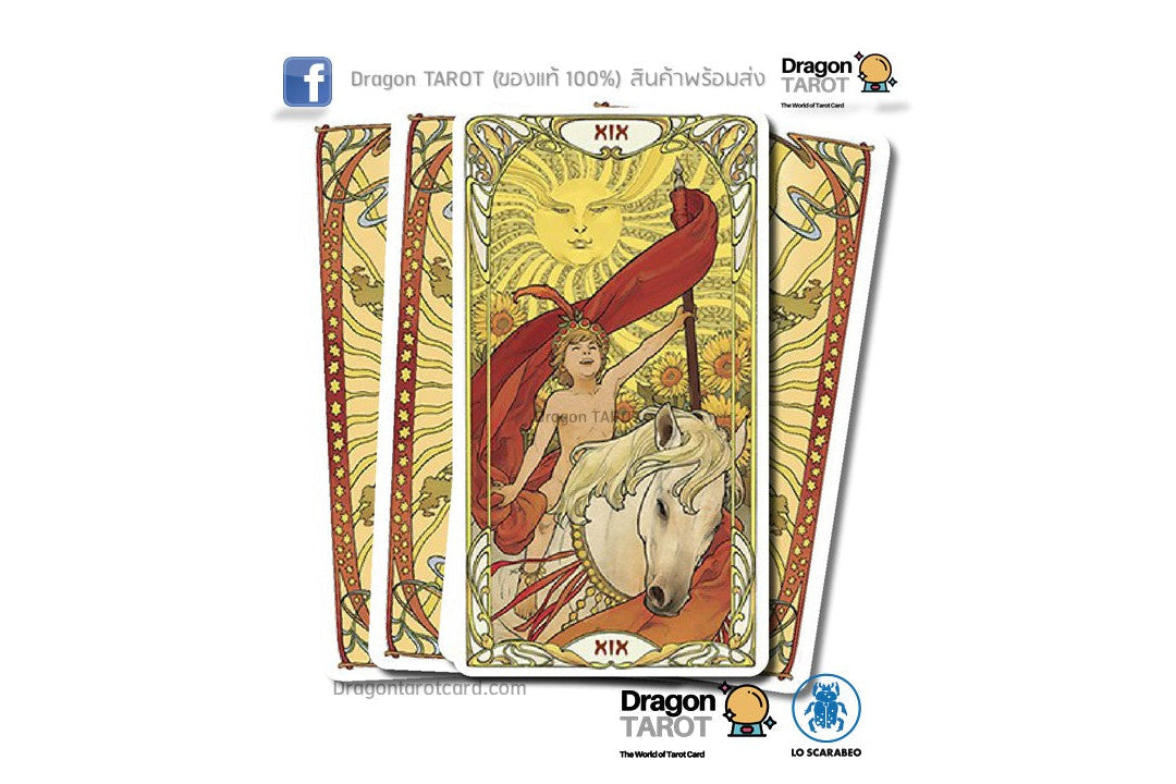 ไพ่ทาโรต์ Golden Art Nouveau Tarot (ของแท้ 100%) สินค้าพร้อมส่ง ร้าน Dragon TAROT