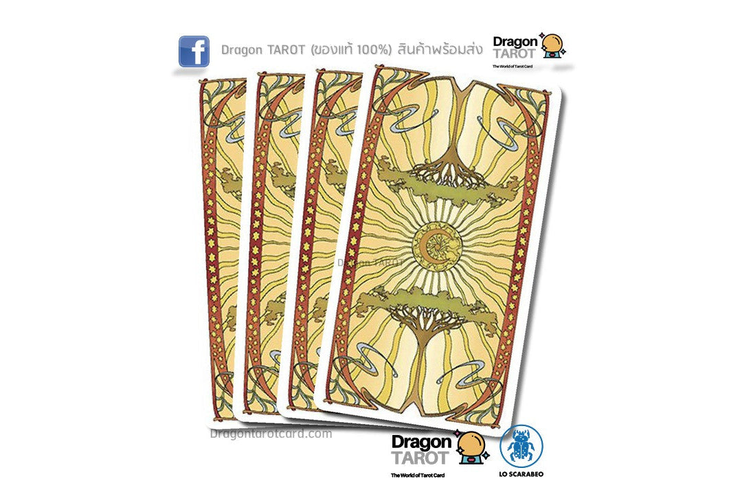 ไพ่ทาโรต์ Golden Art Nouveau Tarot (ของแท้ 100%) สินค้าพร้อมส่ง ร้าน Dragon TAROT