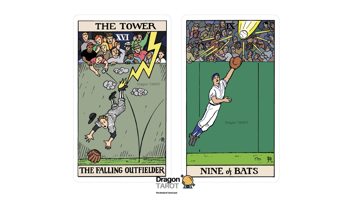 Tarot of Baseball Deck & Book Set | ไพ่ทาโรต์ พร้อมหนังสือคู่มือ