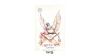 A tarot card featuring a watercolor illustration of a dove with wings spread over an envelope, surrounded by pink flowers. The card is labeled '27 LETTER' and includes the Dragon Tarot logo at the bottom.