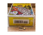 A boxed tarot card deck shown from the bottom side, with a yellow label and a colorful illustrated top panel featuring a white horse and rider. The product appears to be the Tarot Deck by U.