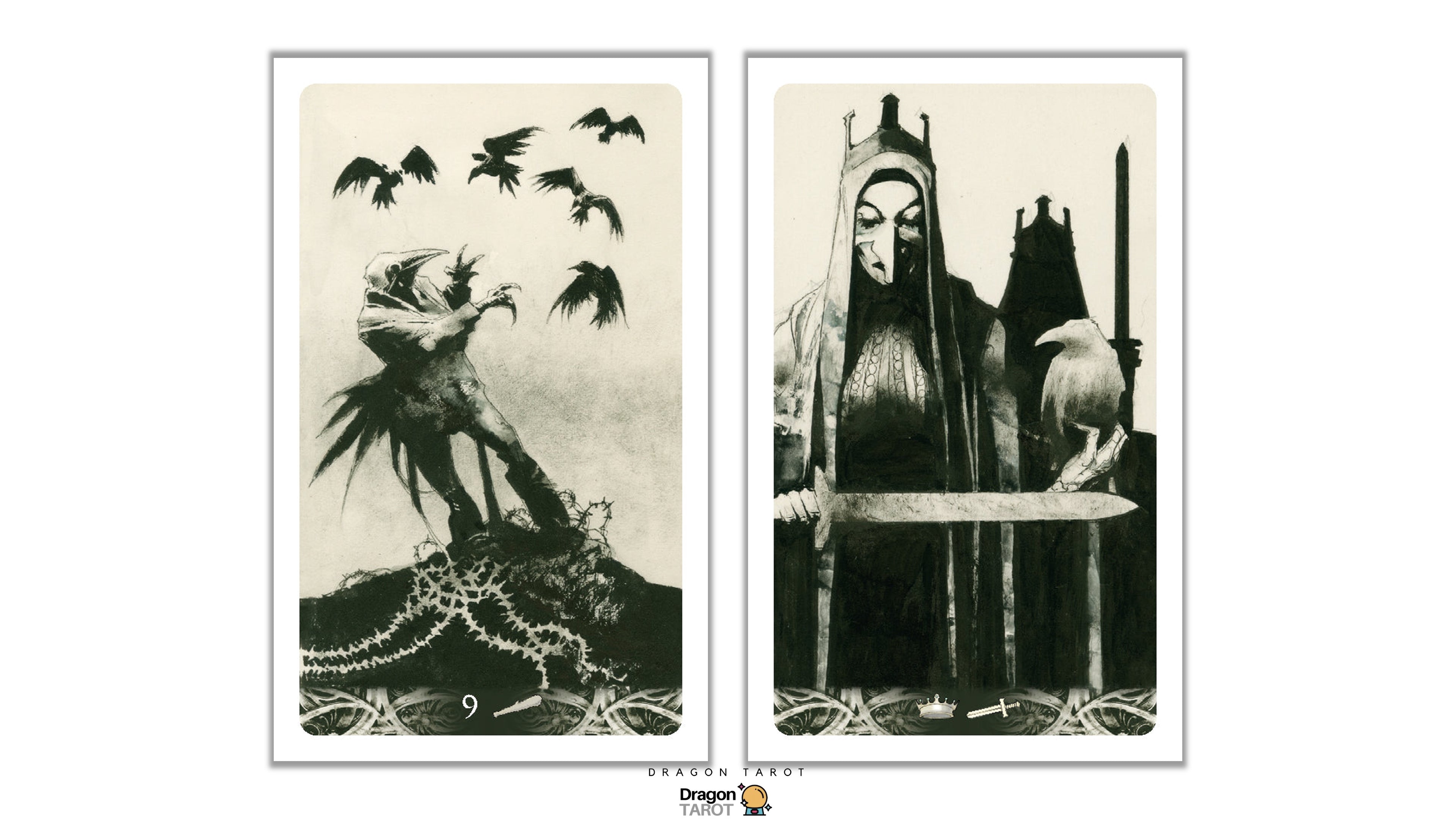 Murder of Crows Tarot Mini | ไพ่ทาโรต์ขนาด Mini