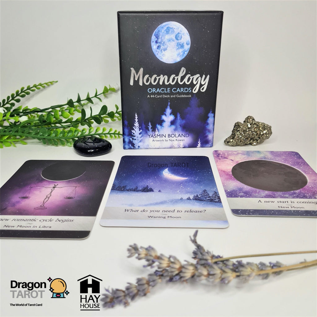 Moonology Oracle Cards: A 44-Card Moon Astrology Oracle Deck and Guidebook | ไพ่ออราเคิล