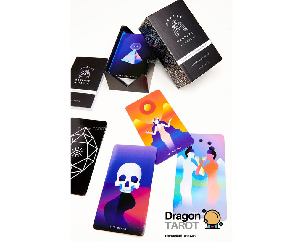 Mystic Mondays Tarot: A Deck for the Modern Mystic | ไพ่ทาโรต์ ขอบเงิน