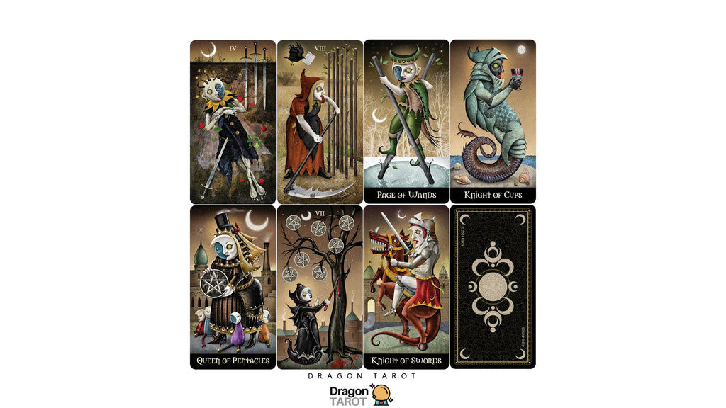 Deviant Moon Tarot: Borderless Miniature Edition | ไพ่ทาโรต์ ขนาดพกพา