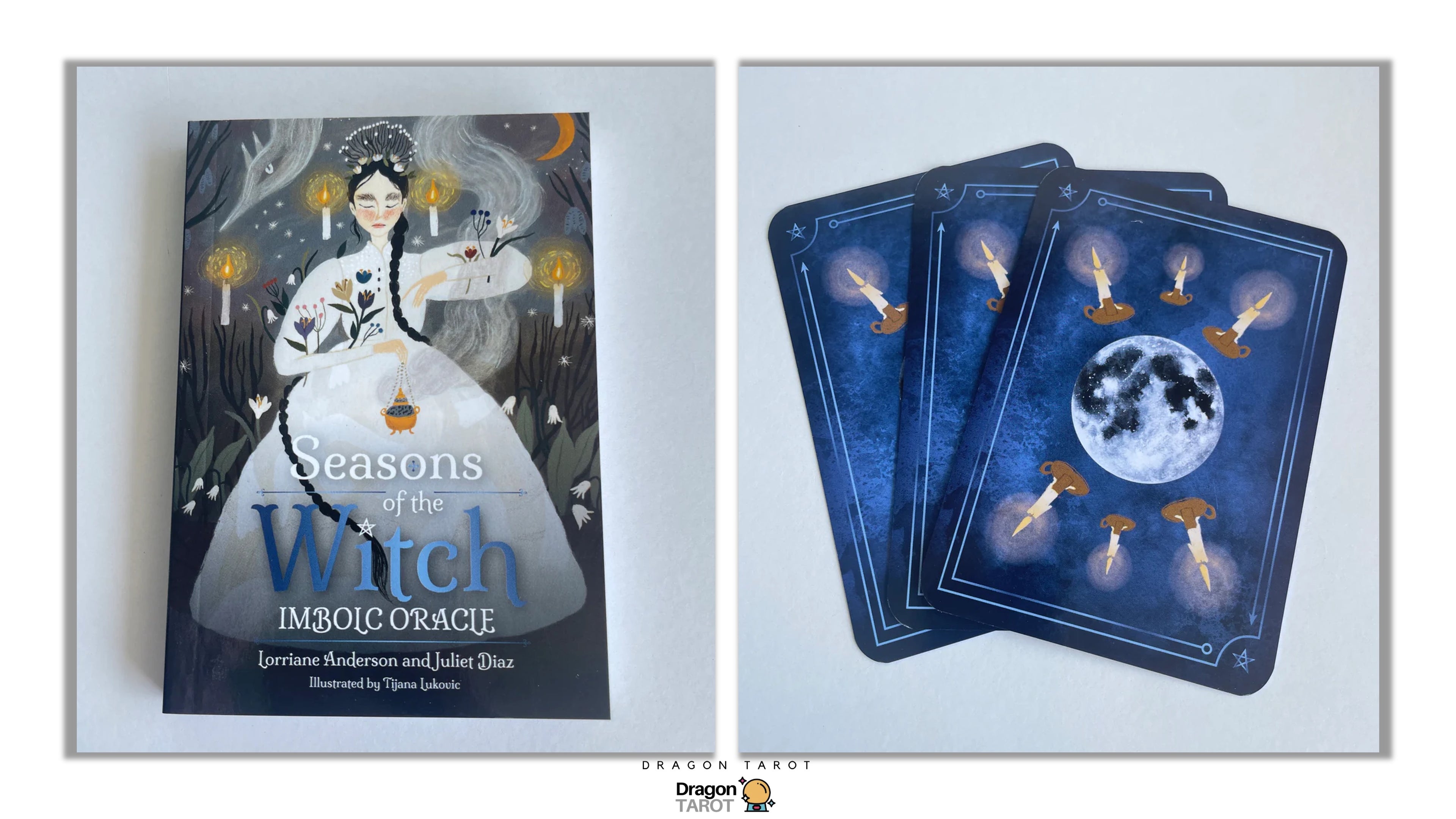 Seasons of the Witch: Imbolc Oracle ไพ่ขอบน้ำเงิน | ไพ่ออราเคิล