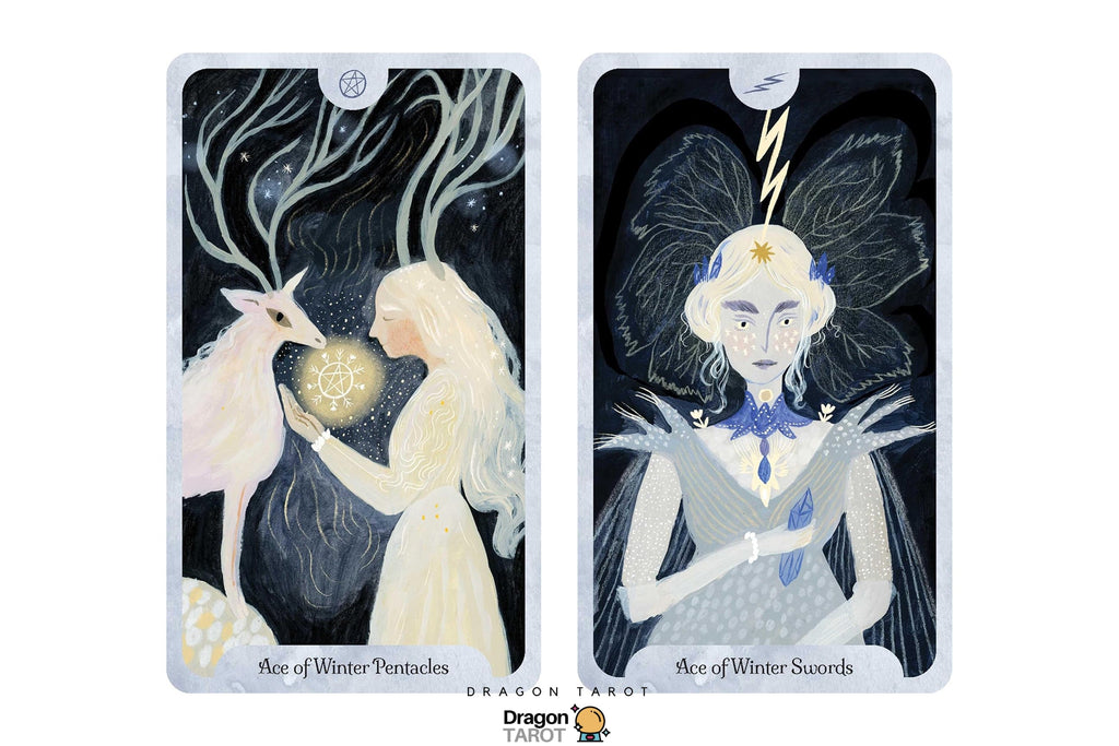 Seasons of the Witch: Winter Tarot ไพ่ขอบม่วง | ไพ่ทาโรต์