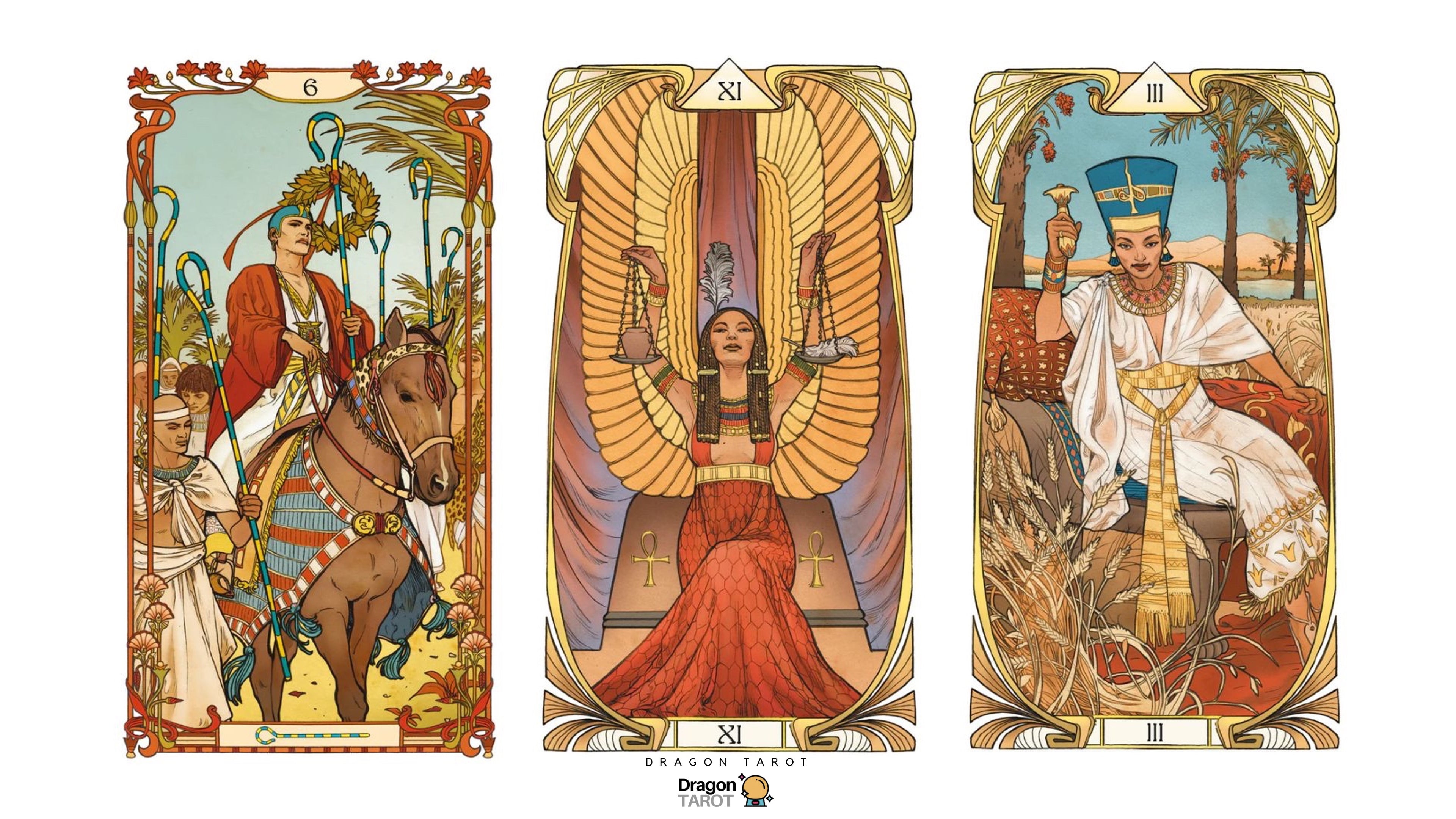 Egyptian Art Nouveau Tarot | ไพ่ทาโรต์