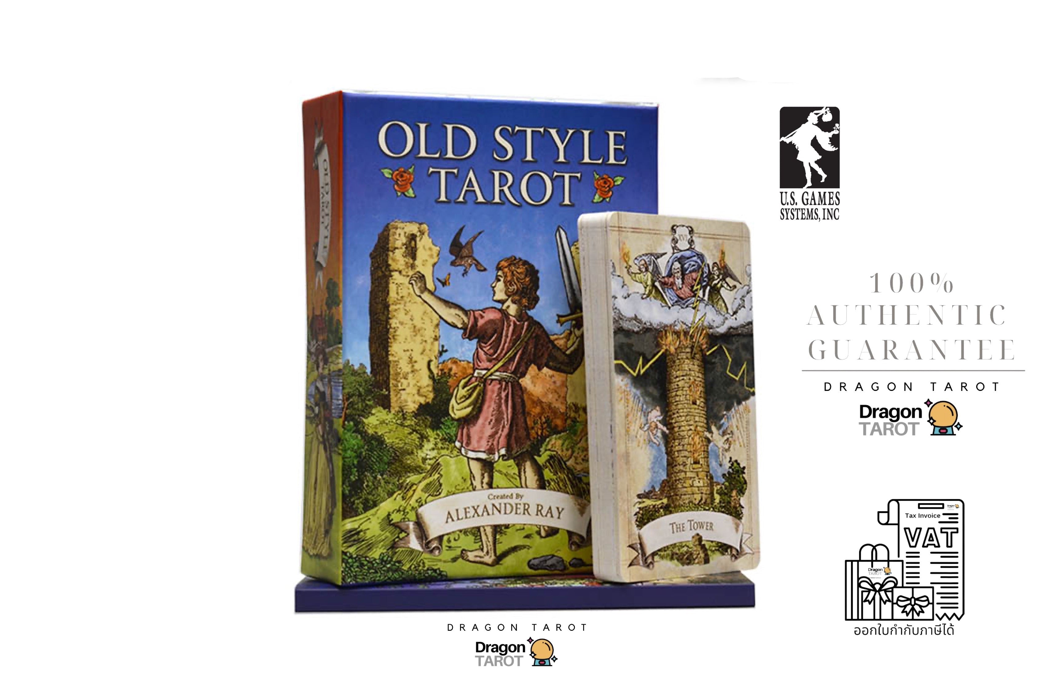 Old Style Tarot Deck & Book Set | ไพ่ทาโรต์ สไตล์วินเทจยุโรป