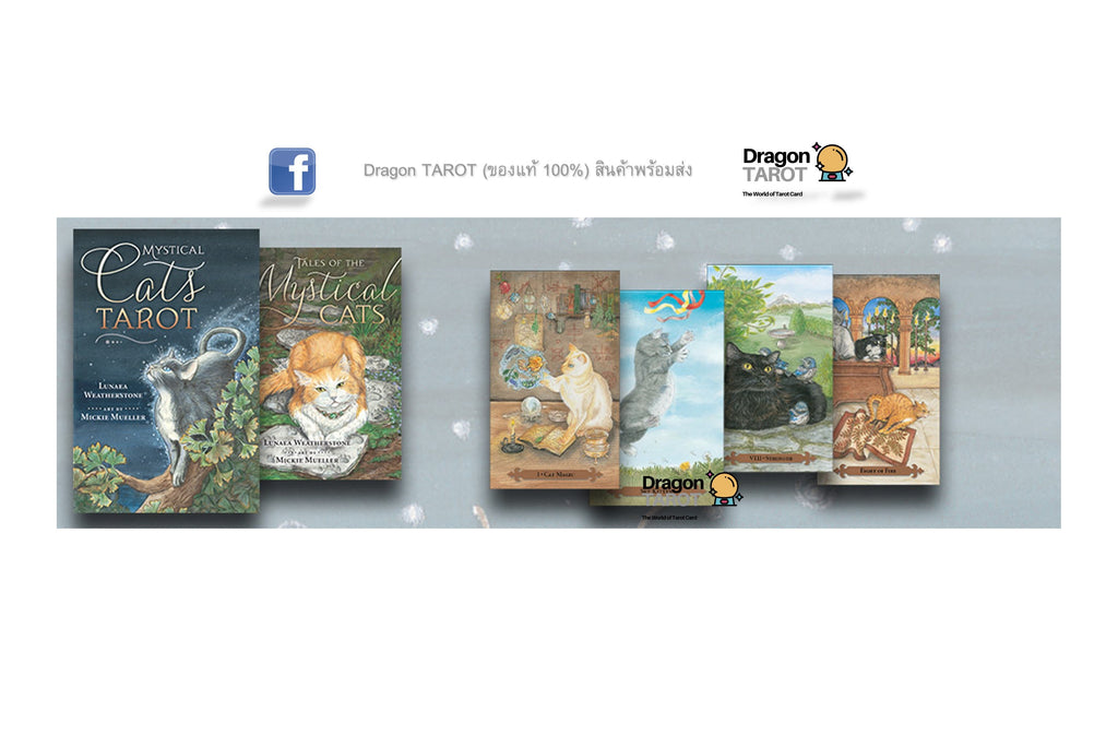 Mystical Cats Tarot Kit | ไพ่ทาโรต์ พร้อมหนังสือคู่มือ