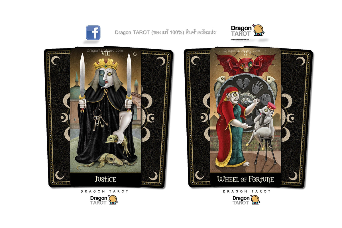 Deviant Moon Tarot: Borderless Edition | ไพ่ทาโรต์ภาพไร้กรอบ