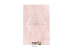 A vertical art print featuring a pale pink background with a white geometric diamond line design and the text 'Dragon Tаличи' in the center, plus a Dragon Tálchi logo at the bottom.