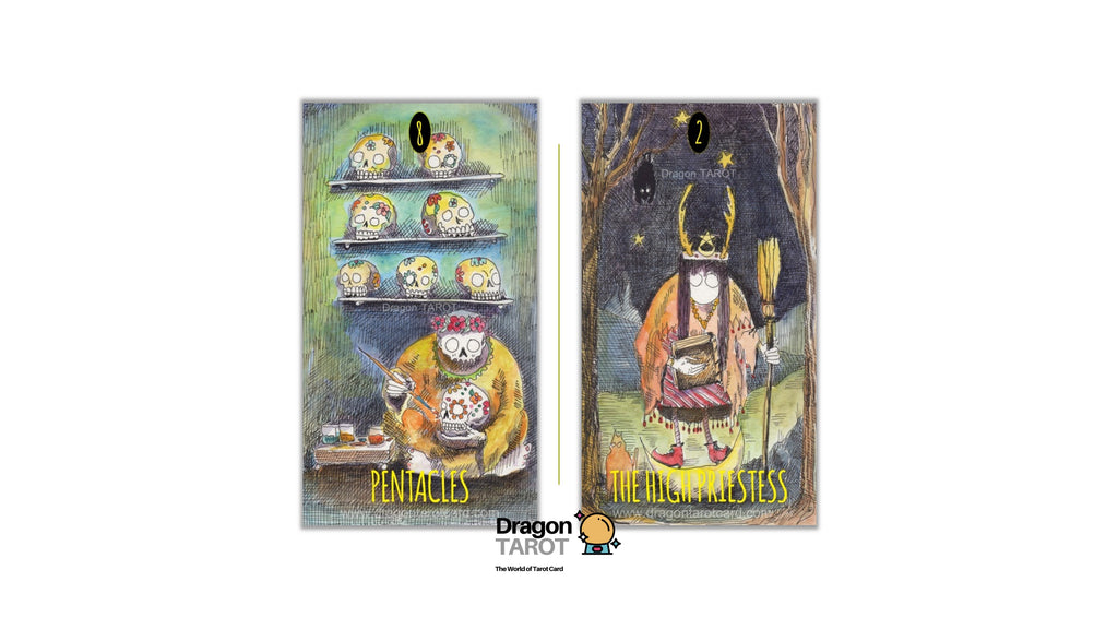 Shadowland Tarot | ไพ่ทาโรต์ ไพ่ขอบทอง พร้อมหนังสือคู่มือ