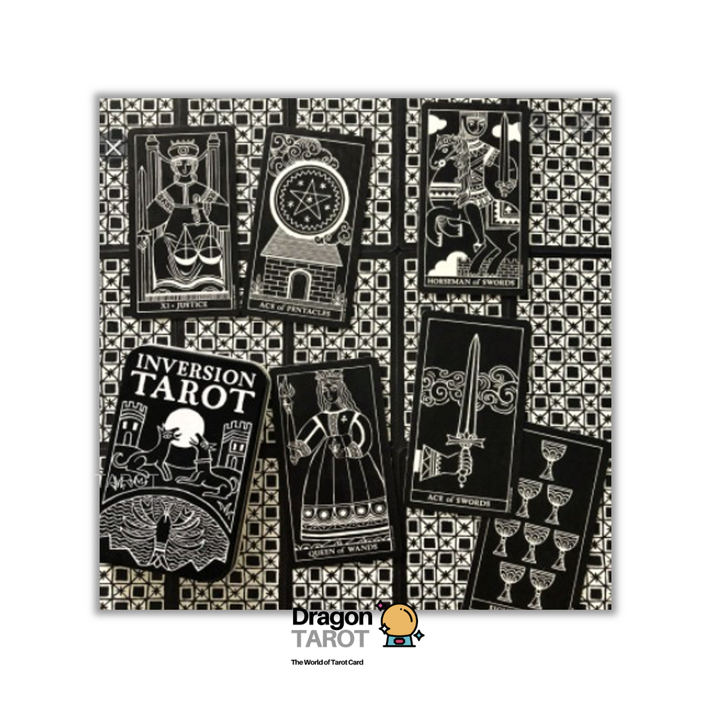 Inversion Tarot in a Tin | ไพ่ทาโรต์ มาร์เซย์ขาวดำขนาดพกพา
