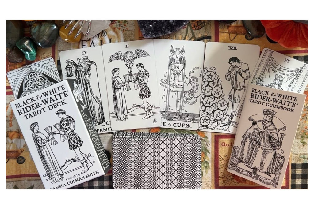 Black &amp; White Rider-Waite® Tarot Deck | ไพ่ทาโรต์