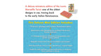 Promotional graphic for the Marseille Tarot Deluxe Mini Edition, featuring a small deck of tarot cards and a red card box on a white background, with descriptive text and a blue feature list.