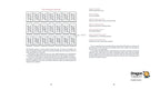 A printed or digital game instruction sheet for Dragon TAROT, showing the 'Romance Spread' card layout on the left and rules text on the right, with the Facebook page name Dragon TAROT at the top and the Dragon TAROT logo at the bottom right.