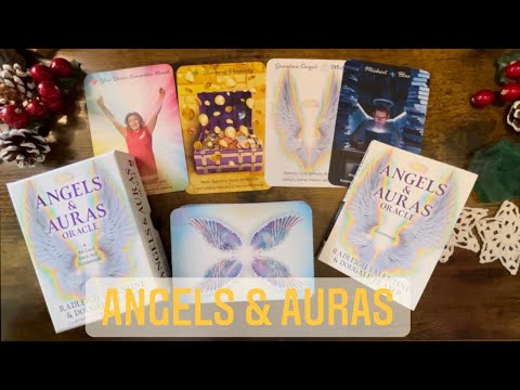 ไพ่ออราเคิล Angels & Auras Oracle (ของแท้ 100%) สินค้าพร้อมส่ง ไพ่แท้, ร้าน Dragon TAROT