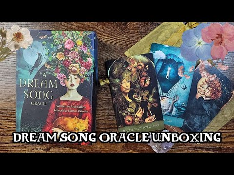 Dream Song Oracle: Deluxe 45-Card Gilt-Edged Oracle Deck | ไพ่ออราเคิล ขอบทอง