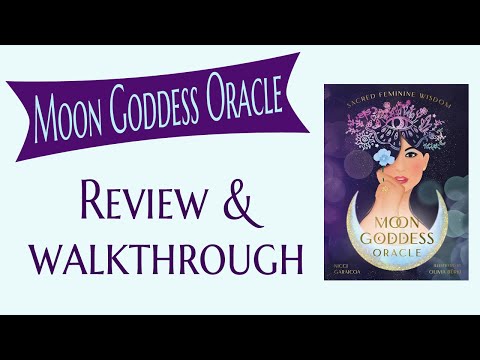 Moon Goddess Oracle | ไพ่ออราเคิล ไพ่ขอบทอง