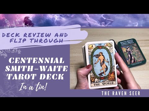 Smith-Waite Centennial Tarot Deck in a Tin | ไพ่ทาโรต์ ขนาดพกพาในกล่องเหล็ก