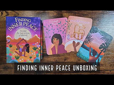 Finding Inner Peace Inspiration Cards | ไพ่ออราเคิล ขอบทอง