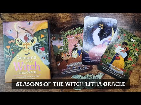 Seasons of the Witch: Litha Oracle ไพ่ขอบม่วง | ไพ่ออราเคิล