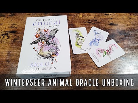 Winterseer Animal Oracle | ไพ่ออราเคิล พร้อมหนังสือคู่มือ