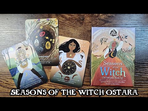 Seasons of the Witch: Ostara Oracle ไพ่ขอบเงิน | ไพ่ออราเคิล