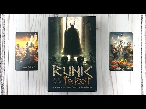 Runic Tarot Kit | ไพ่ทาโรต์ พร้อมหนังสือคู่มือภาพสี