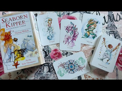 Seaborn Kipper: Divination Cards | ไพ่คิปเปอร์ ไพ่ออราเคิล พร้อมหนังสือคู่มือ