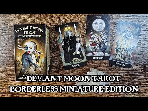 Deviant Moon Tarot: Borderless Miniature Edition | ไพ่ทาโรต์ ขนาดพกพา