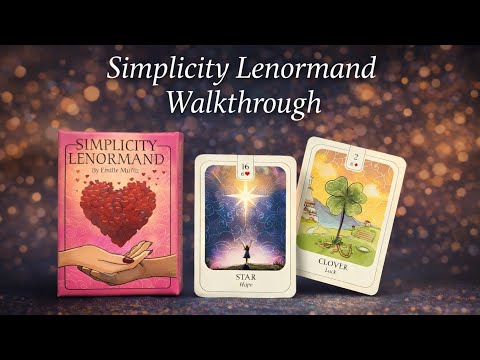 Simplicity Lenormand | ไพ่เลอนอร์มองด์ ขอบทอง