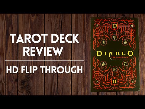 Diablo: The Sanctuary Tarot Deck and Guidebook | ไพ่ทาโรต์