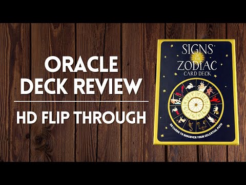 Signs of the Zodiac Card Deck| ไพ่ออราเคิล การ์ดโหราศาสตร์