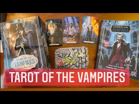 Tarot Of The Vampires | ไพ่ทาโรต์ พร้อมหนังสือคู่มือพิมพ์สี