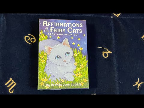 Affirmations of the Fairy Cats Deck and Book Set | ไพ่ออราเคิล