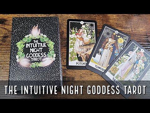 Intuitive Night Goddess Tarot, The | ไพ่ทาโรต์ พร้อมหนังสือคู่มือ