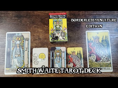 Smith-Waite Tarot Deck Borderless Miniature Edition | ไพ่ทาโรต์ ขนาดพกพา